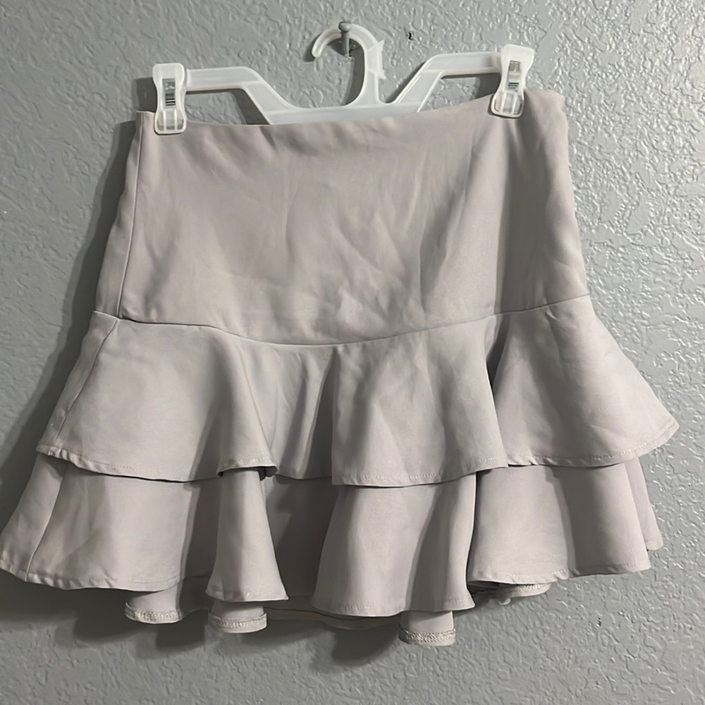 Light Blue Mini Skirt